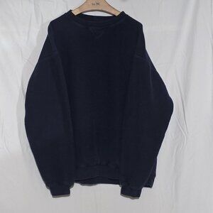 ColumbiaKnit Portland OR USA Hobnail Cobblecloth LS Crewneck Shirt - Navy - XL*